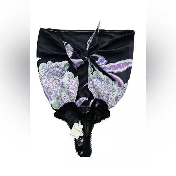 NWT Free People Spellbound Bodysuit Floral - Picture 6 of 8